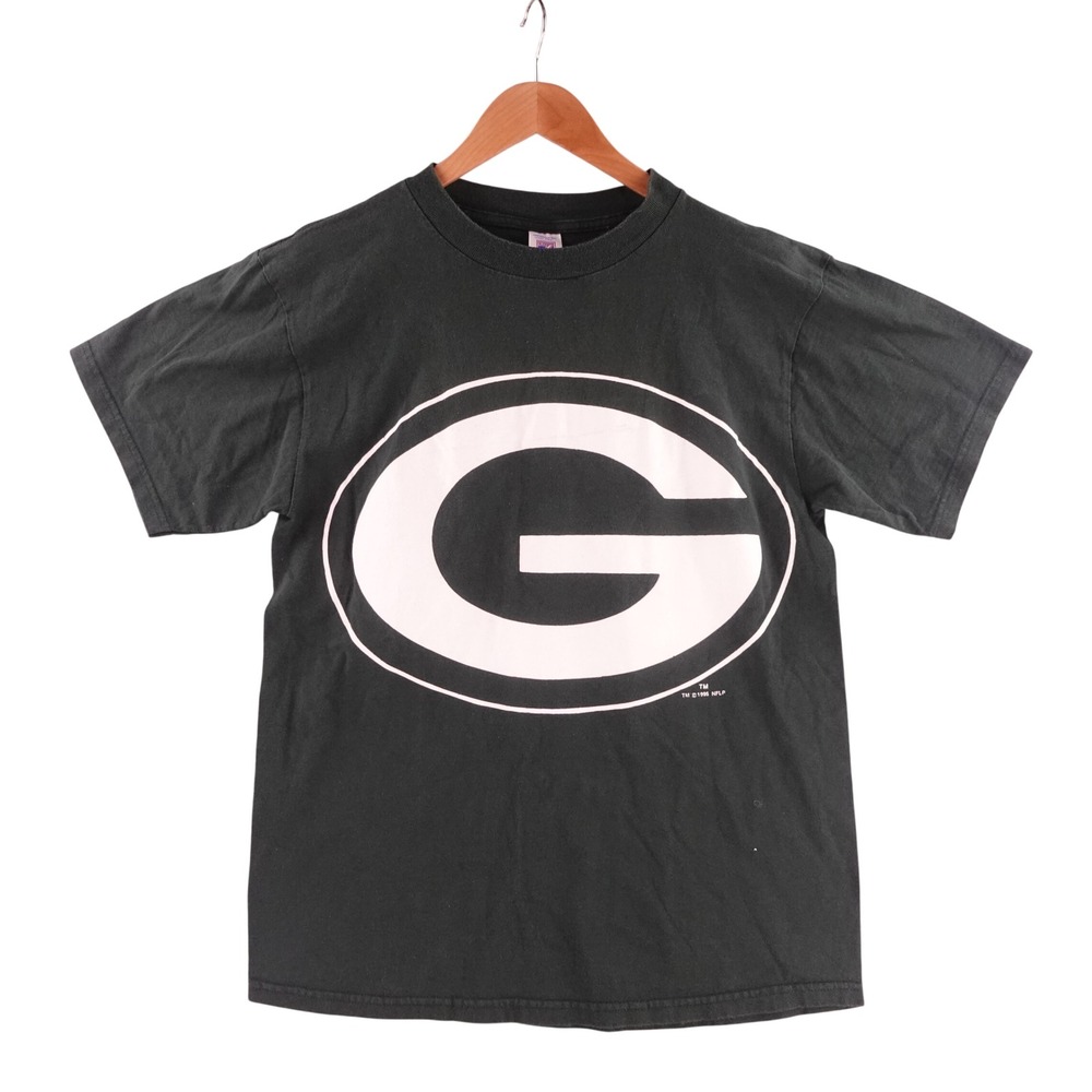 Vintage 1995 Green Bay Packers Logo 7 T-Shirt Mens Large Green NFL G Logo USA